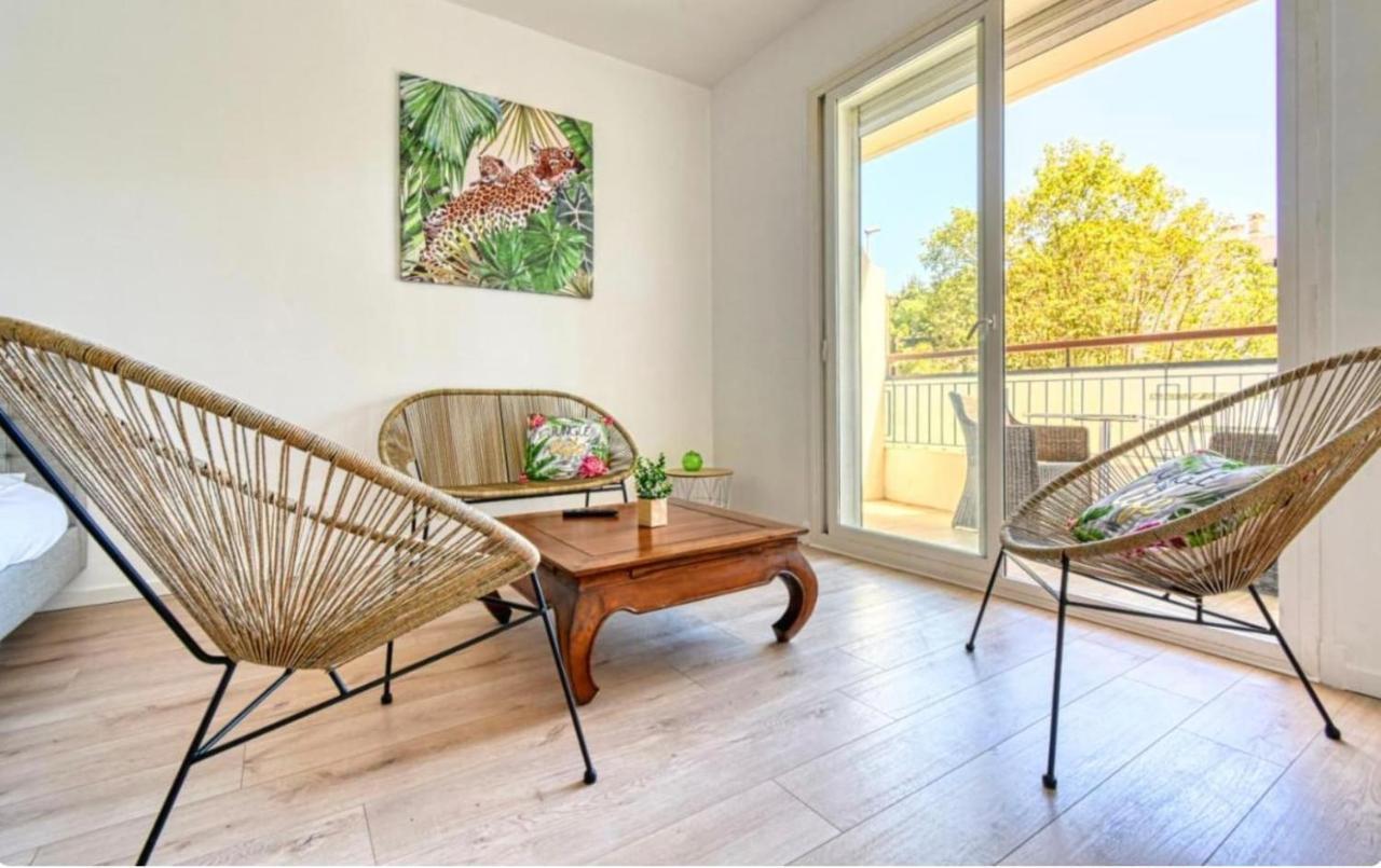 Superbe Studio Lumineux Sur Cannes Avec Terrasse ! A Quelques Minutes De La Celebre Rue D'Antibes ! Exteriör bild
